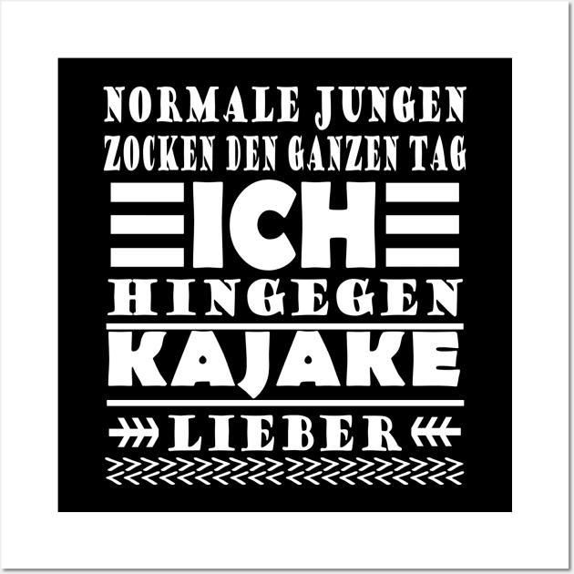 Kajak Rafting Wildwasser Team Spruch Kanu Spruch Wall Art by FindYourFavouriteDesign